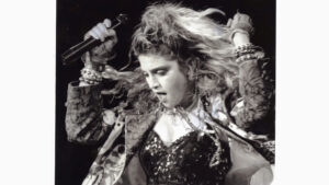 Madonna performing in Worcester, June 2nd 1985